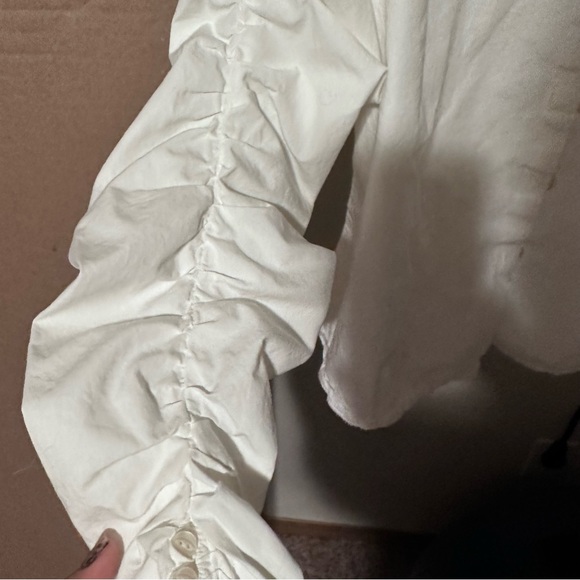 Newport News white formal shirt.. very cute - Picture 3 of 4